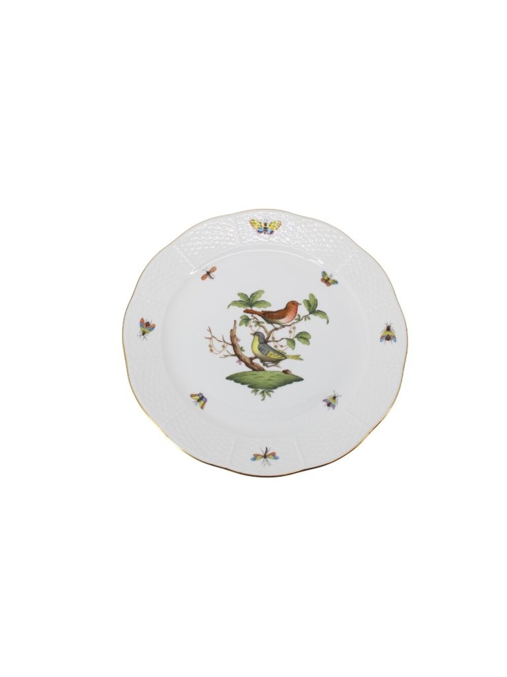 Herend Rothchild Bird Dinner Plate 10" NEVER USED 94170